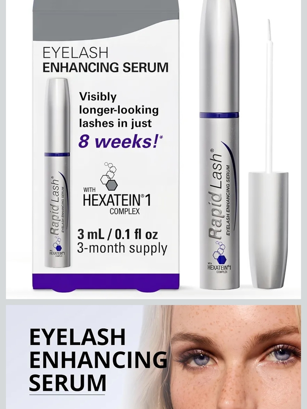 Rapidlash Eyelash Enhancing Serum - Silver (3 mL)